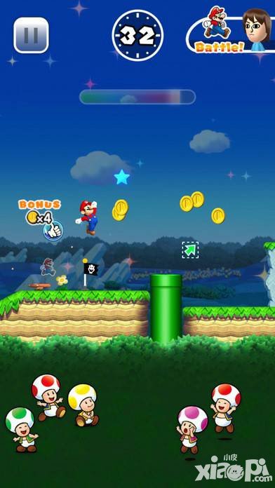 超级马里奥跑酷游戏截图