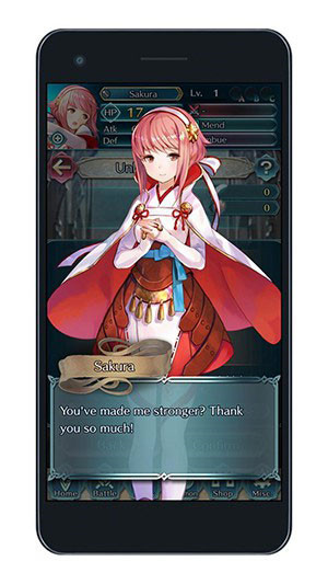 火焰纹章英雄游戏截图