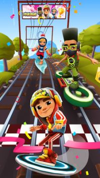 地铁跑酷最新版本绿色版游戏截图