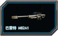 全民枪战巴雷特M82A1枪械属性介绍