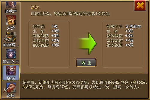 佣兵天下达达属性介绍 达达获取方法