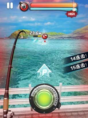 钓鱼发烧友拽钓