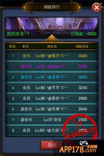 《天天挂机》凤囚凰公会成员