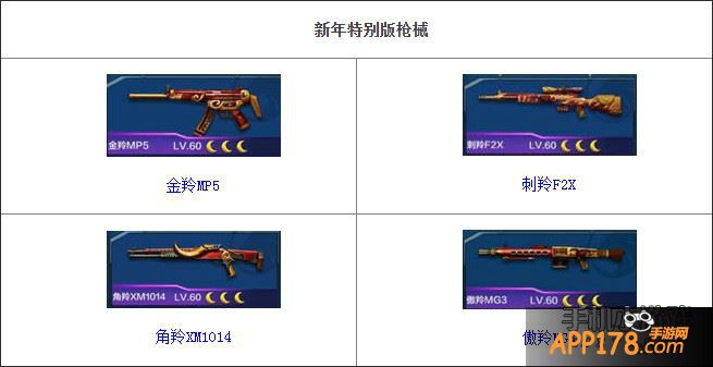 全民突击新年特别版新增枪械