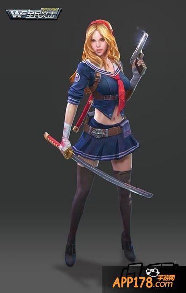 全民突击新角色刀锋少女