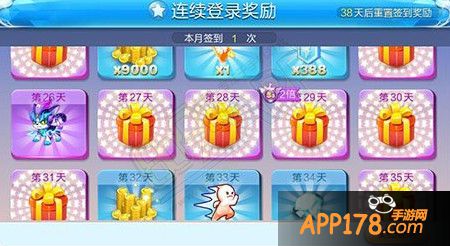 2月连续登陆奖励