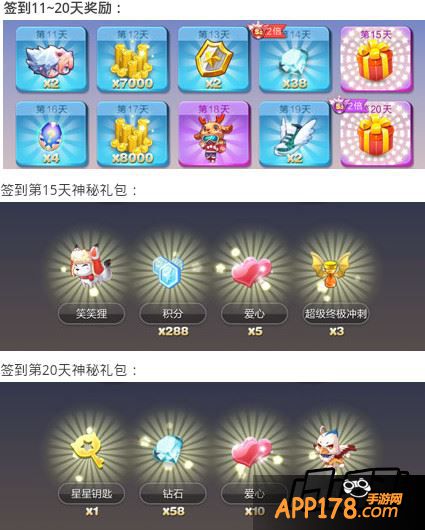 签到第11天-第20天奖励