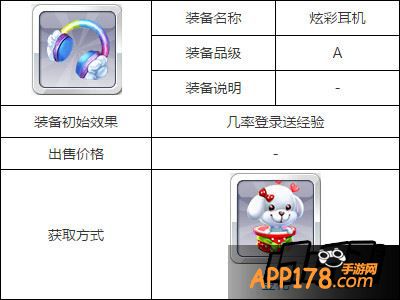 天天风之旅炫彩耳机属性