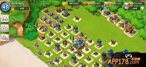 海岛奇兵17本火力均衡防御阵型