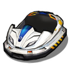 跑跑卡丁车手机版s级白色碰碰车