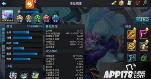 乱斗西游至圣明王属性