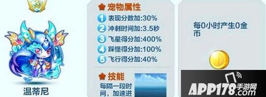 天天酷跑温蒂尼属性