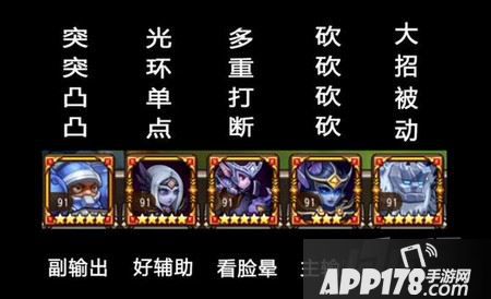 阵容