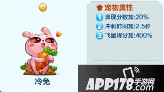 天天酷跑新S宠冷兔