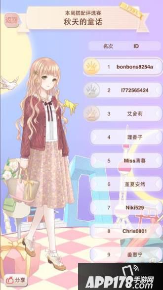 暖暖环游世界秋天的童话搭配推荐