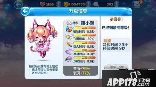 天天酷跑猫小魅