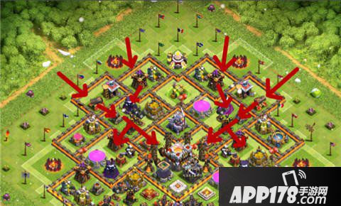 部落冲突11本farm阵