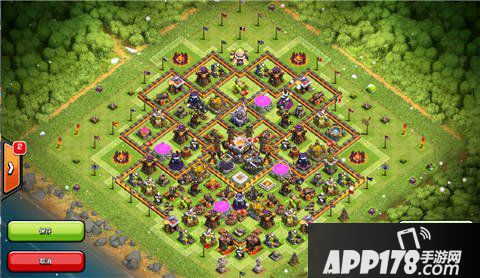 部落冲突11本farm阵