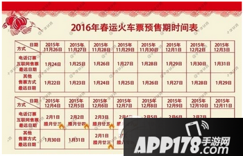 2016春运增开旅客列车有那些 2016年春运增开旅客列车的火车票