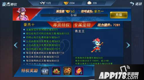 斩魂手游豪杰特权