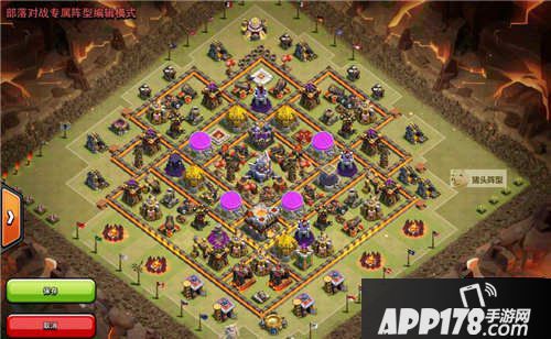 部落冲突11本护资源阵