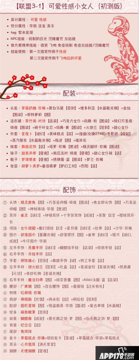 奇迹暖暖联盟委托3-1高分