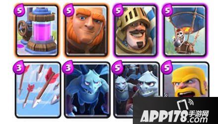 皇室战争极限进攻胖球流卡组分享