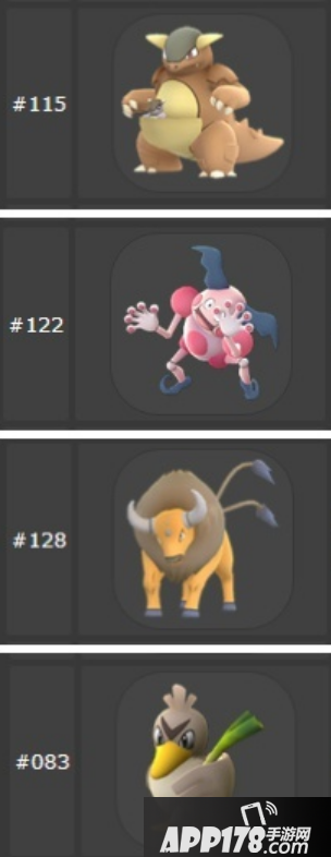 口袋妖怪GO地区限定宠物介绍