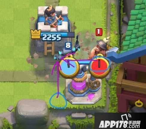 皇室战争预判位置打矿工