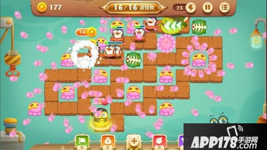 《保卫萝卜3》码头爬梯第19关通关攻略