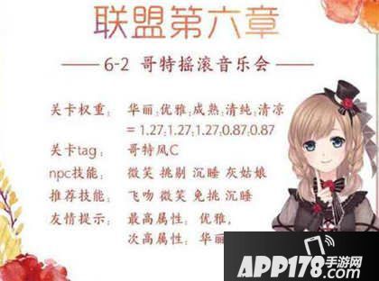 奇迹暖暖联盟委托6-2哥特摇滚音乐会高分攻略
