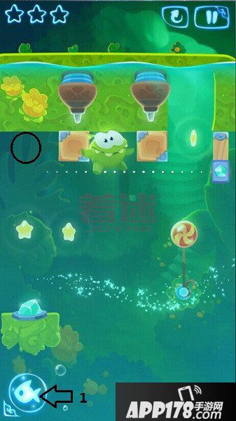 割绳子魔法神秘洞穴4-17三星攻略