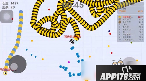 贪吃蛇大作战高分截图 限时模式1826分
