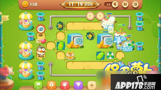 保卫萝卜3游乐场第26关图文攻略 游乐场第26关金萝卜通关布阵