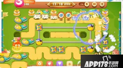 《保卫萝卜3》游乐场第4关金萝卜通关攻略