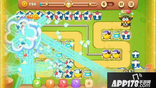 保卫萝卜3游乐场第30关图文攻略 游乐场第30关金萝卜通关布阵