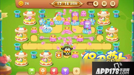 保卫萝卜3游乐场第7关图文攻略 游乐场第7关金萝卜通关布阵