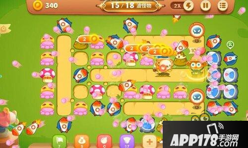 保卫萝卜3游乐场第17关攻略