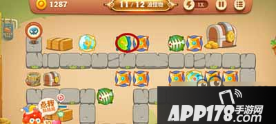 保卫萝卜3忍者镖炮塔与抢夺宝箱