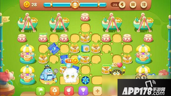 保卫萝卜3游乐场第10关图文攻略 游乐场第10关金萝卜通关布阵