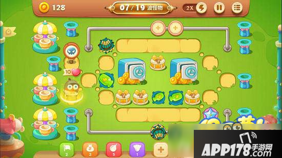 保卫萝卜3游乐场第26关图文攻略 游乐场第26关金萝卜通关布阵