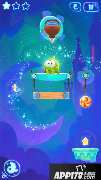 割绳子魔法1-12怎么过