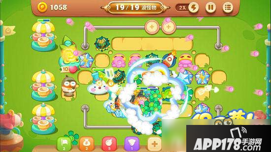 保卫萝卜3游乐场第26关图文攻略 游乐场第26关金萝卜通关布阵