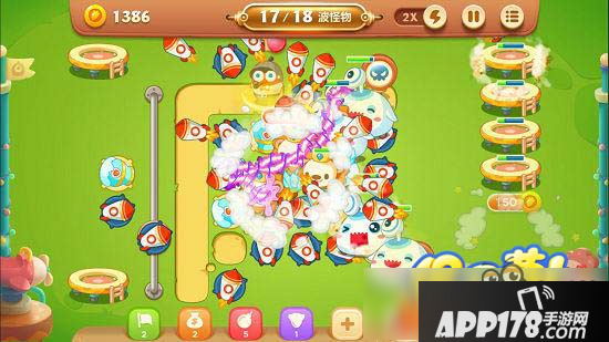 保卫萝卜3游乐场第27关图文攻略 游乐场第27关金萝卜通关布阵