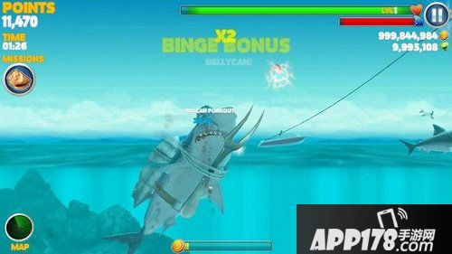 饥饿的鲨鱼3高分技巧