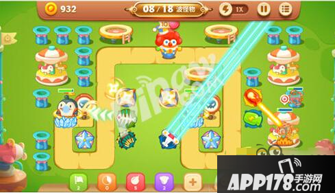 保卫萝卜3游乐场第42关金萝卜攻略 游乐场攻略