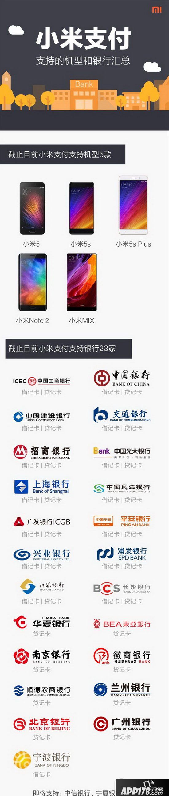 小米pay支持机型大全 小米pay支持什么机型
