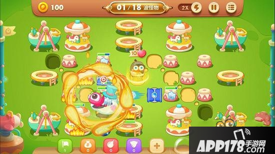 《保卫萝卜3》游乐场第51关金萝卜通关攻略