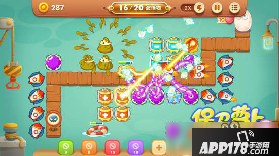 保卫萝卜3燃爆新春第5关金萝卜攻略 爆竹关卡第5关攻略