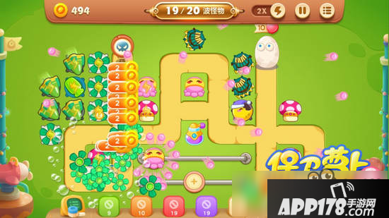 保卫萝卜3燃爆新春第9关金萝卜攻略 爆竹关卡第9关攻略